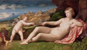 Venüs ve Aşk Tanrısı, c.1523-24